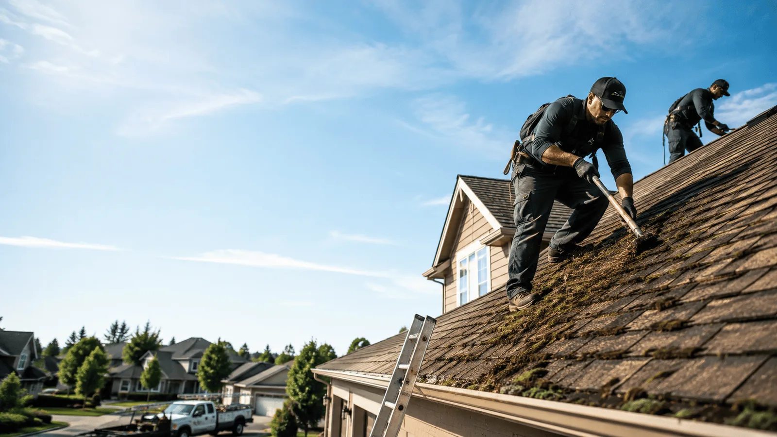 Roof Moss Removal in Polo, IL near me